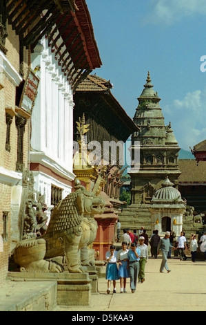 Palaces on Durbar Square, Kathmandu, Nepal Stock Photo