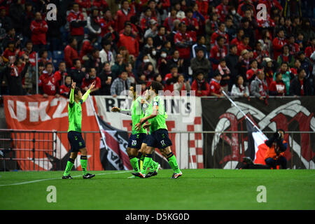 Jeonbuk Hyundai Motors FC Team Group , APRIL 3, 2013 - Football /Soccer : AFC Champions League 2013 Group F during Matchday-3,between Urawa Reds (JPN) 1-3 Jeonbuk Hyundai Motors FC (KOR) at Saitama Stadium 2002, Saitama, Japan . (Photo by Jun Tsukida/AFLO SPORT) Stock Photo