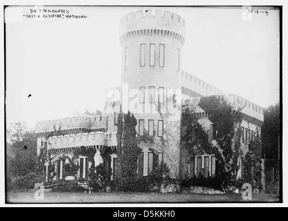 Dr. R. Moldenke's 'Castle Elsinore', Watchung (LOC) Stock Photo