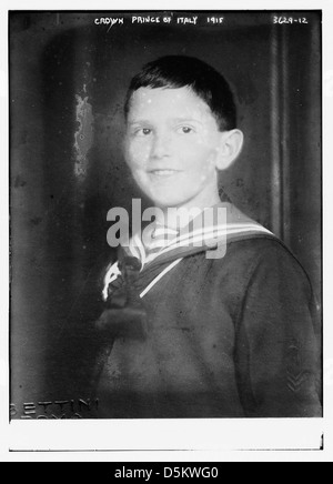 Photo of the Italian Crown Prince Umberto (1946, as Umberto II last ...