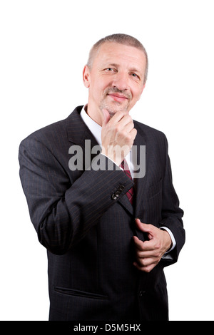 Smiling man in business suit Stock Photo