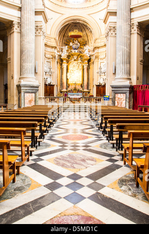 Interior of Basilica of Superga (Basilica di Superga). Stock Photo