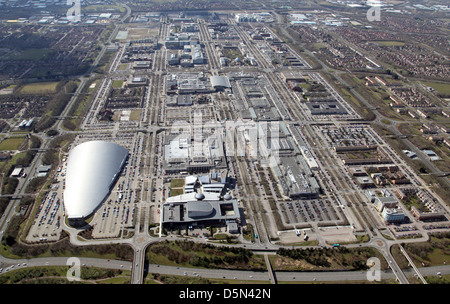 aerial view of Milton Keynes town centre, UK Stock Photo: 115703066 - Alamy