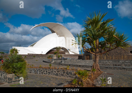 Auditorio de Tenerife building (2003) by Santiago Calatrava in Santa Cruz city Tenerife island Canary Islands Spain Stock Photo