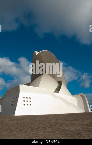 Auditorio de Tenerife building (2003) by Santiago Calatrava in Santa Cruz city Tenerife island Canary Islands Spain Stock Photo