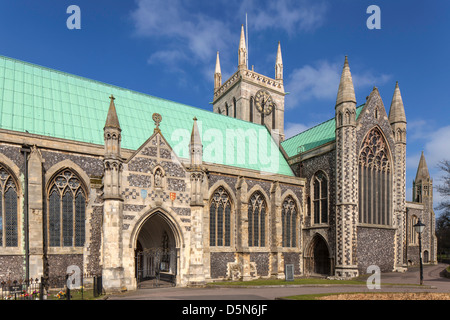 Great Yarmouth Minster (The Minster Church of St Nicholas) Great Yarmouth, England, UK Stock Photo