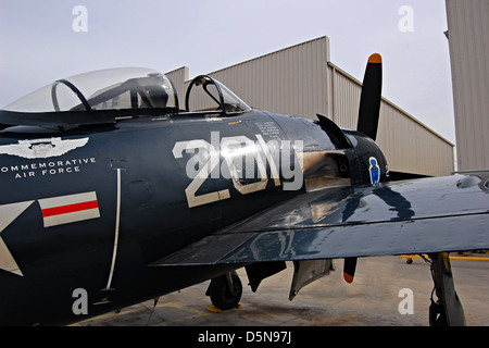 Grumman F8F Bearcat, Camarillo Airport, California Stock Photo