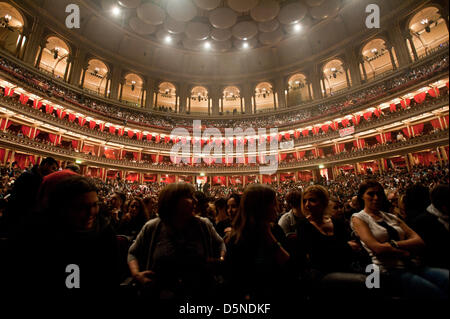 London, UK. 5th April 2013. Italian singer Ligabue performs live at Royal Albert Hall in London. Credit: Piero Cruciatti / Alamy Live News Stock Photo