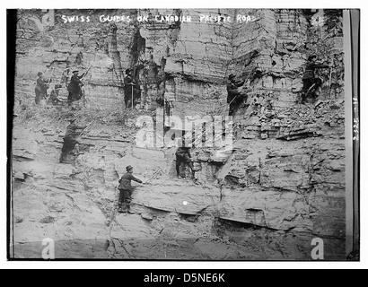 Swiss guides on Canadian Pacific Rd. (LOC) Stock Photo