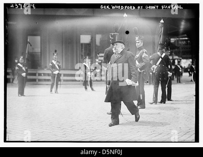 Gen. Woodford at Grant funeral (LOC) Stock Photo