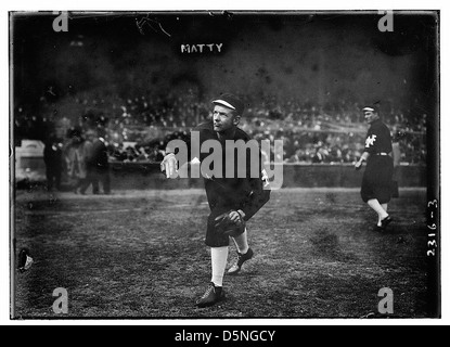 [Christy Mathewson, New York, NL - World Series warm up (baseball)] (LOC) Stock Photo