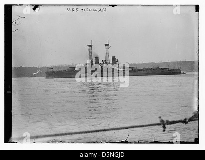 USS MICHIGAN (LOC) Stock Photo