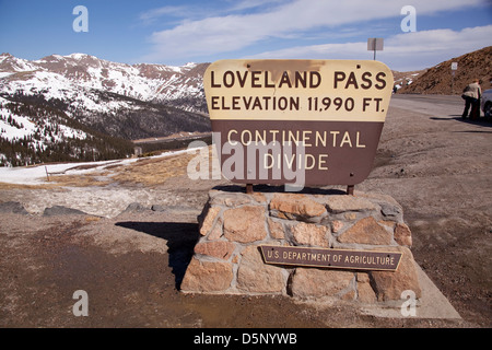 Loveland Pass Rocky Mountains Colorado USA Stock Photo - Alamy