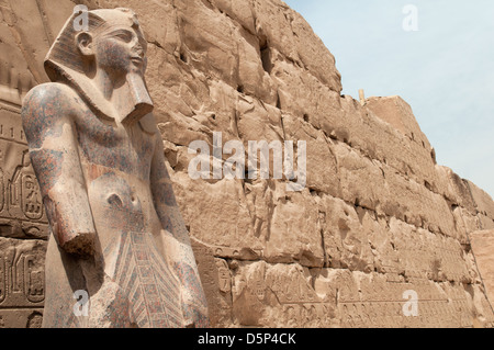 Statue Karnak Luxor Egypt Stock Photo