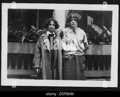 Helen Richey, a pioneering aviator, is pictured outdoors in a classic ...
