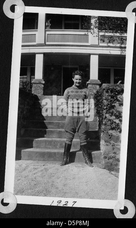 This image shows Helen Richey, a pioneering female aviator, in a ...