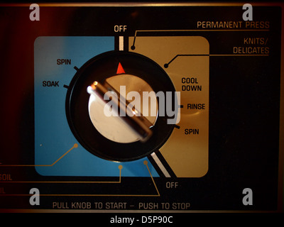 Washing Machine Dial Stock Photo - Alamy