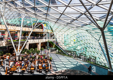 Interior Of Of The Złote Tarasy (Golden Terraces) Shopping Mall In ...