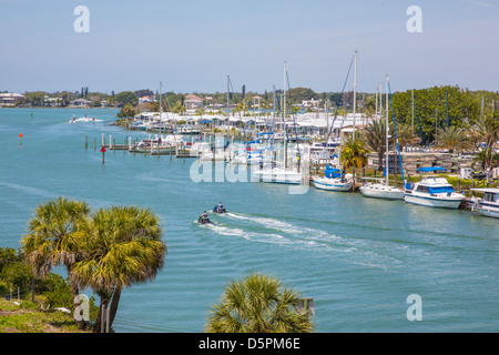 Gulf Intercoastal Waterway in Venice Florida Stock Photo