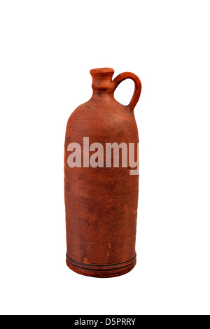 Ancient jug made from clay Stock Photo