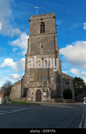 The Anglo-saxon church of Lady St. Mary, Wareham, Dorset, England Stock Photo