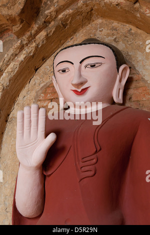 Bagan Buddha, Myanmar Stock Photo