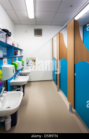 childrens toilets at Coley Primary School, Reading Stock Photo