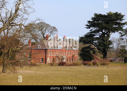 Anmer Hall, at Anmer in Norfolk on the Sandringham estate. Stock Photo