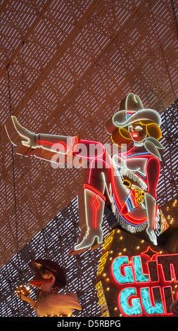 Neon sign outside a casino Stock Photo