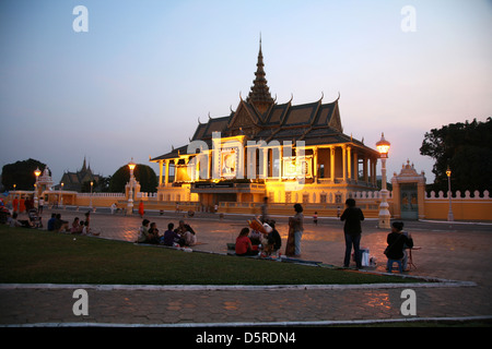 Royal Palace Phnom Penh Stock Photo