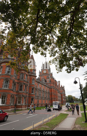 Royal Holloway University external (part of University of London) Stock Photo