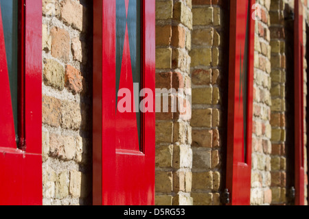 Colourfull European Window Shutters Stock Photo