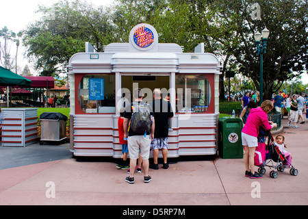 Popcorn and Pretzel Stand Disney World Hollywood Studios Stock Photo