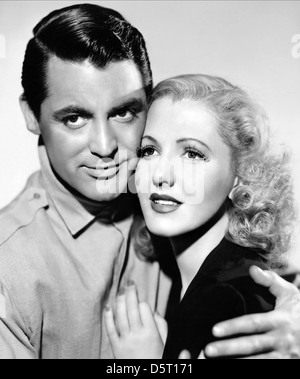 Cary Grant and Jean Arthur / Only Angels Have Wings / 1939 / directed