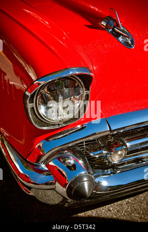 1957 Chevy headlight Stock Photo - Alamy