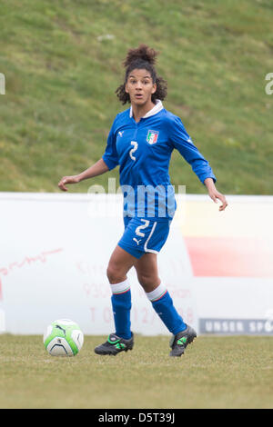 Sara Gama (ITA), APRIL 7, 2013 - Football / Soccer : International Friendly match between Austria 1-3 Italy at Jacques Lemans Arena Stadium in Sankt Veit an der Glan, Austria. (Photo by Maurizio Borsari/AFLO) Stock Photo