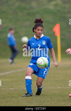 Sara Gama (ITA), APRIL 7, 2013 - Football / Soccer : International Friendly match between Austria 1-3 Italy at Jacques Lemans Arena Stadium in Sankt Veit an der Glan, Austria. (Photo by Maurizio Borsari/AFLO) Stock Photo