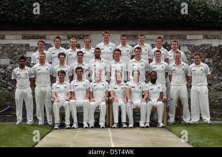 08.04.2013 London, England. Middlesex CCC LV County Championship Kit during the Middlesex Media day from Lords. Stock Photo