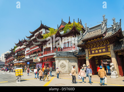 old town of shanghai in china Stock Photo