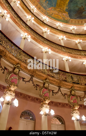 Brazil, Amazon, Manaus. Historic Manaus Opera House (aka Teatro Amazonas), circa 1882, built in neoclassic style. Stock Photo