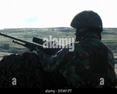 sniper,British, army, rifle, l96 sniper rifle, Stock Photo