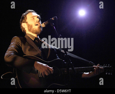 Irish Musician James Vincent McMorrow performing at the Royal Festival Hall at the Southbank Centre London England Stock Photo