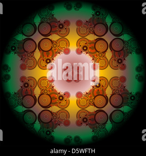 Abstract fractal background pattern Stock Photo