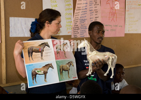 Gambia: Sambel Kunda village school Stock Photo