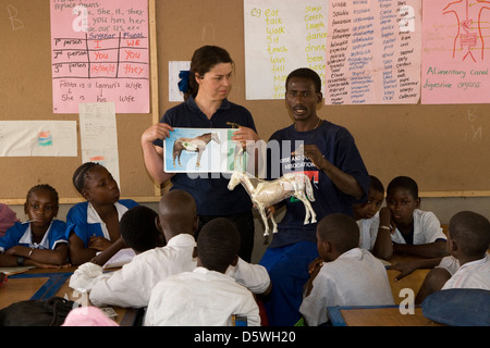 Gambia: Sambel Kunda village school Stock Photo