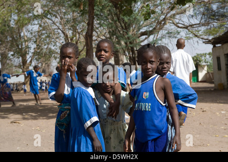 Gambia: Sambel Kunda village school Stock Photo