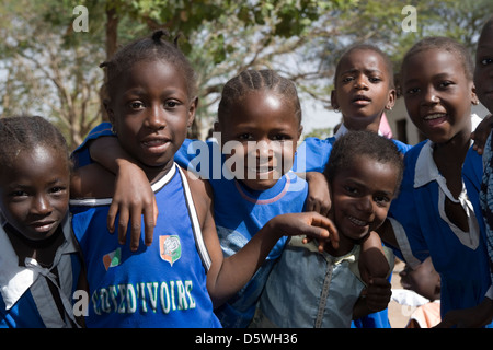 Gambia: Sambel Kunda village school Stock Photo