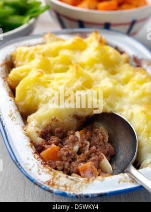 Individual cottage pie Stock Photo