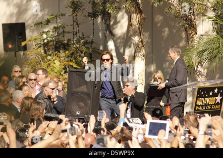 Paul McCartney Honored with star on The Hollywood Walk Of Fame held In front of The Capitol Records Building Los Angeles, Stock Photo