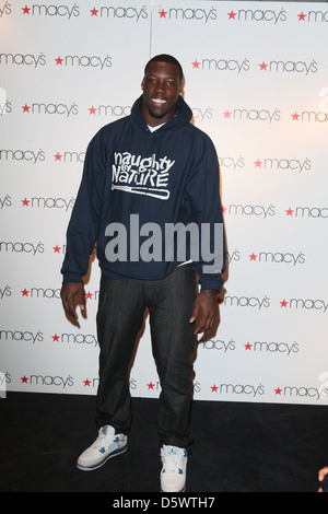 Macy's Herald Square welcomes New York Giants Defenseman Jason Pierre-Paul New York City USA Stock Photo